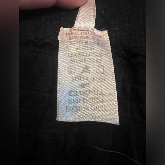 U.S.A. stretch ribbed pencil skirt Sz M - Picture 3 of 3